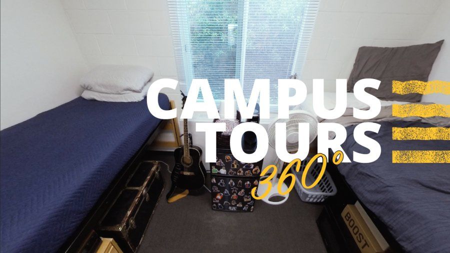 Campus Tours 360 degrees of dorm rooms