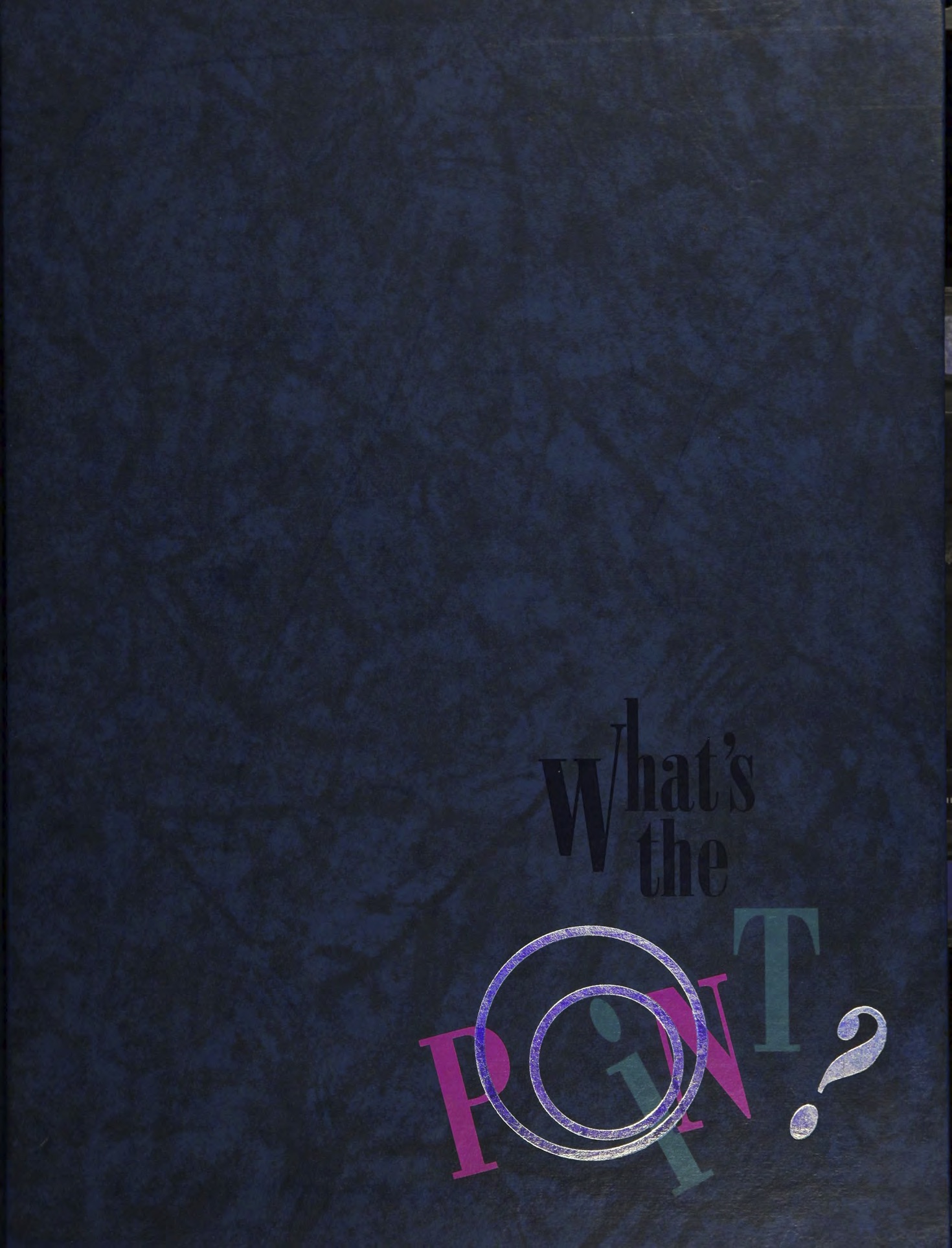 1995 Yearbook Cover