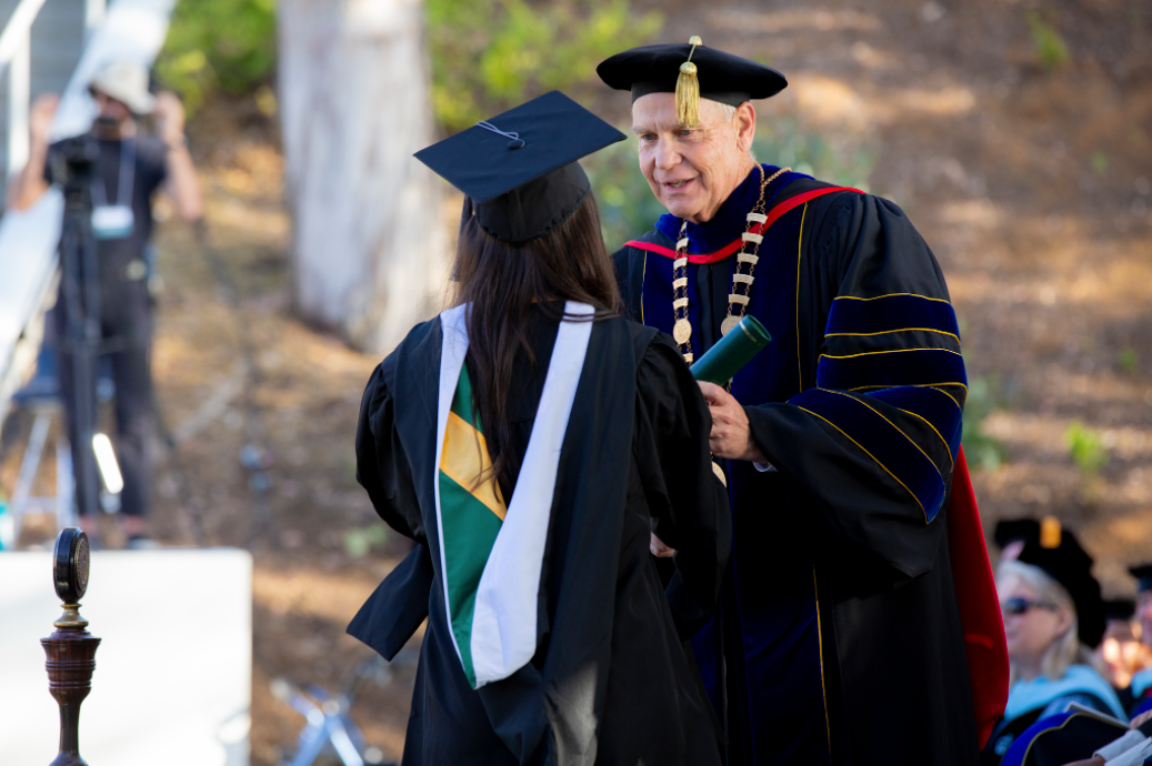 President Brower Graduation