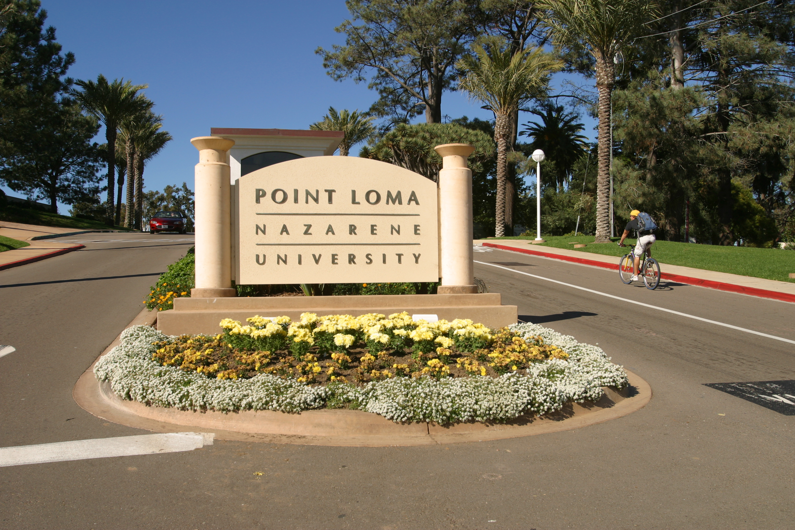 Entrance sign of Point Loma  