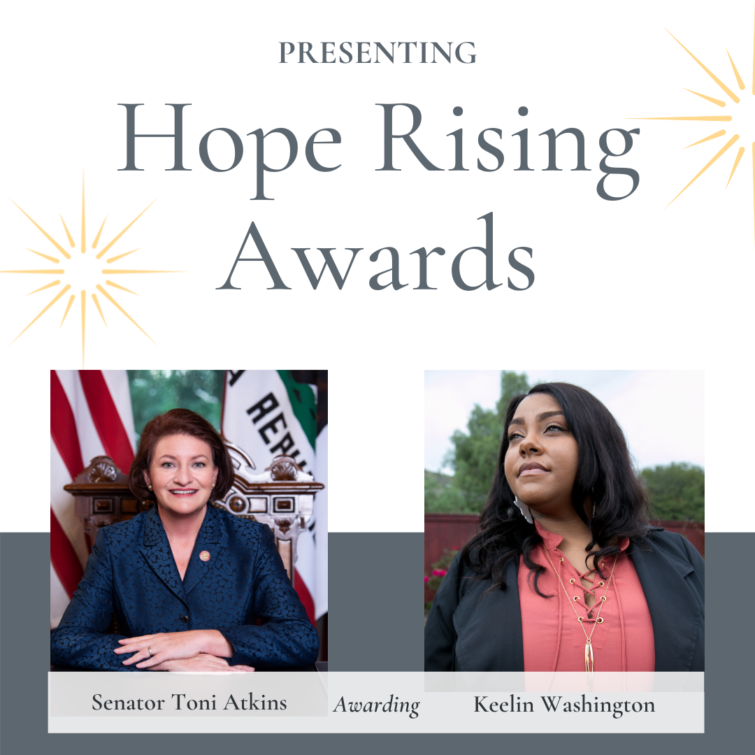 Hope Rising Award Keelin Washington