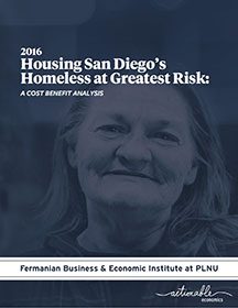 2016 Housing San Diego's Homeless at Greatest Risks Report Cover