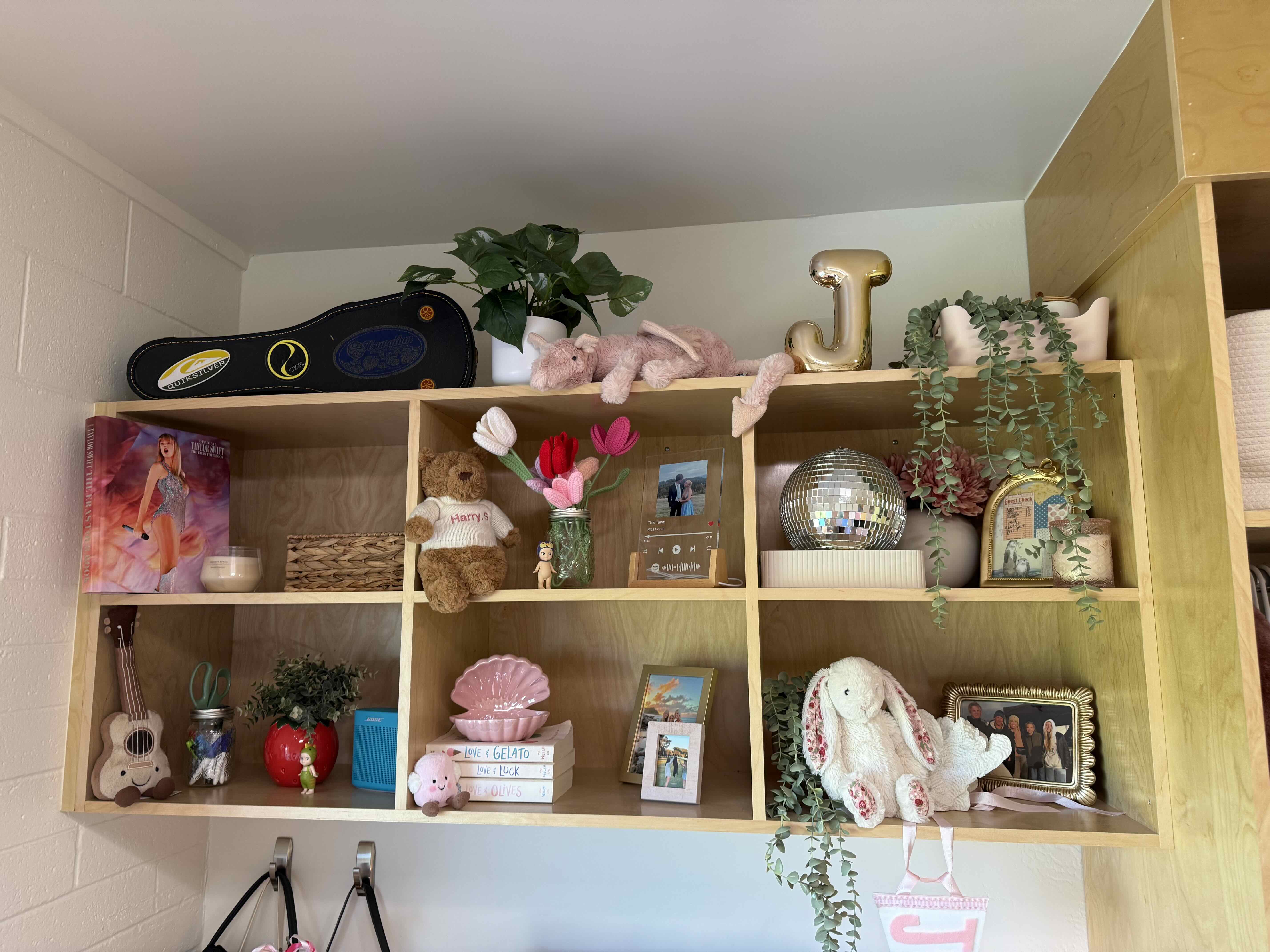 PLNU student's bedroom in Hendricks Hall. 