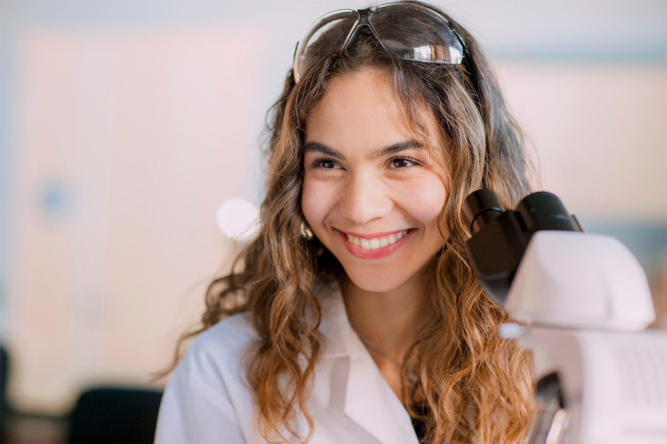 Female Science Student