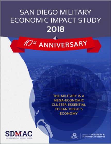 The cover photo of the 2018 SD Military Economic Impact Study