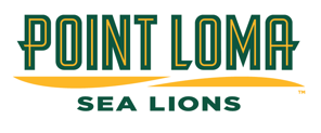 Point Loma Athletics Primary Logo in Sunset Gold and Green