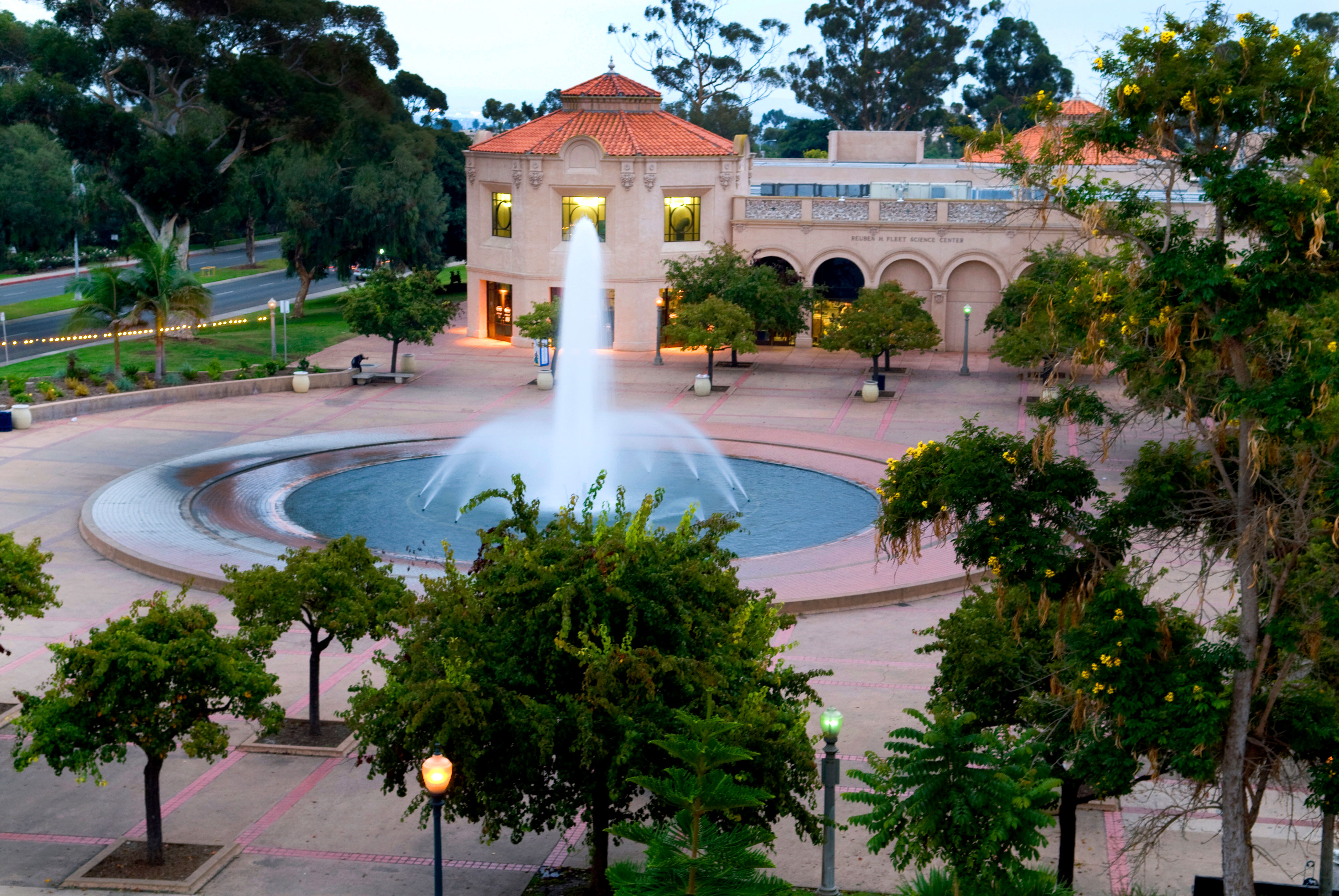 fountain at balboa park