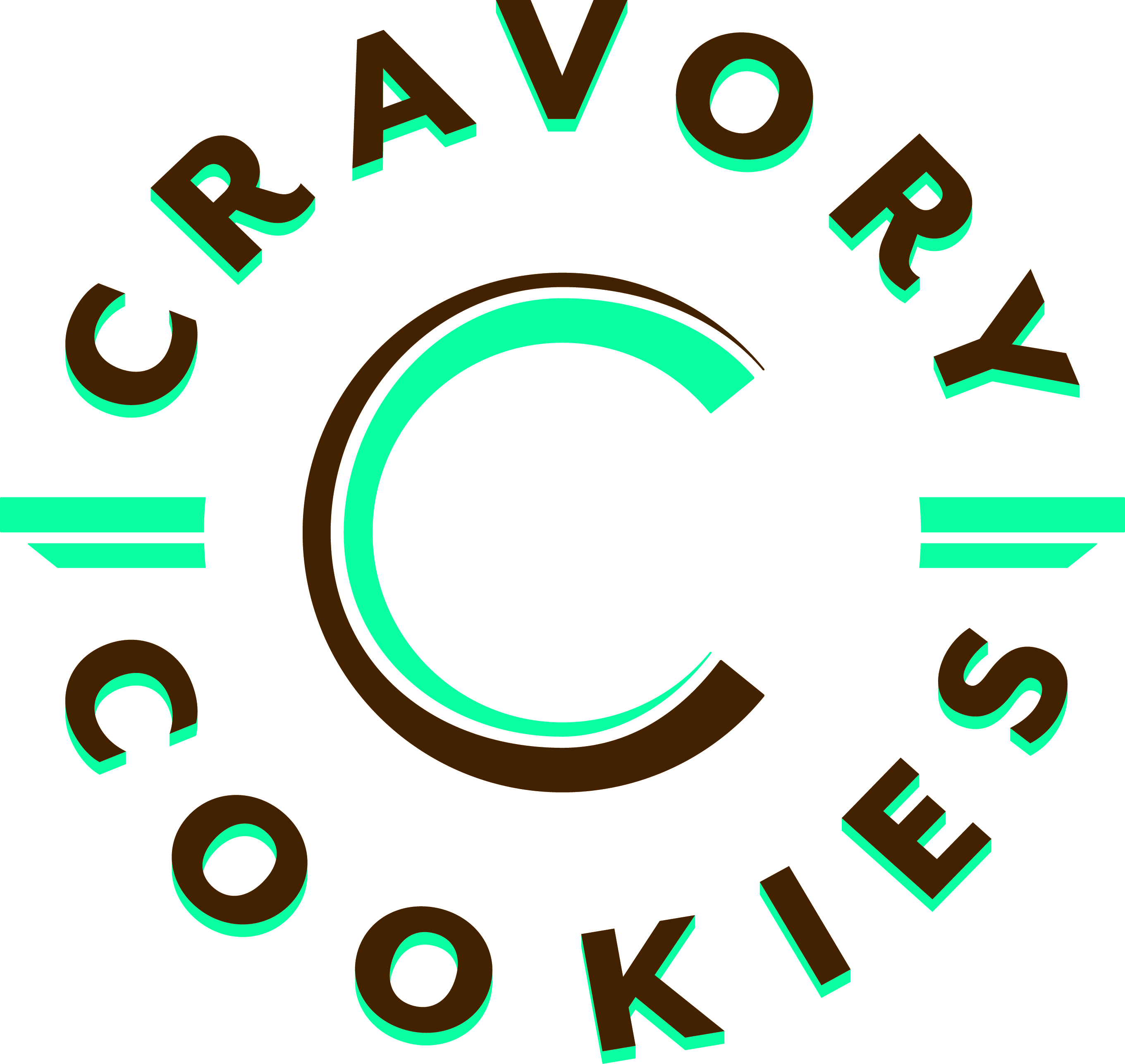 Cravory Cookies Logo