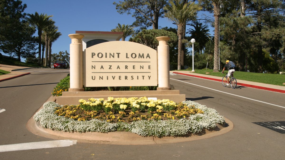 Entrance sign of Point Loma 