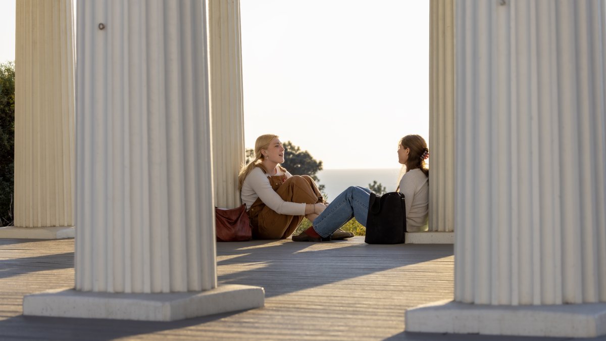 Students at The Greek Amphitheater 