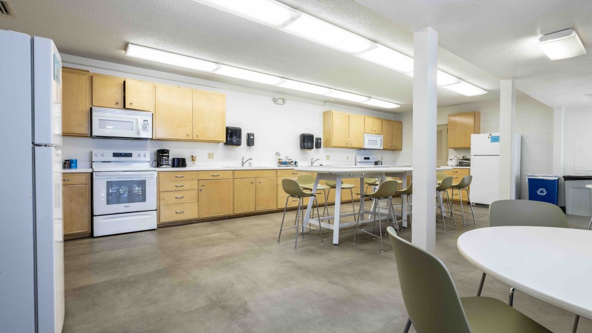 Kitchen space in Goodwin Hall.