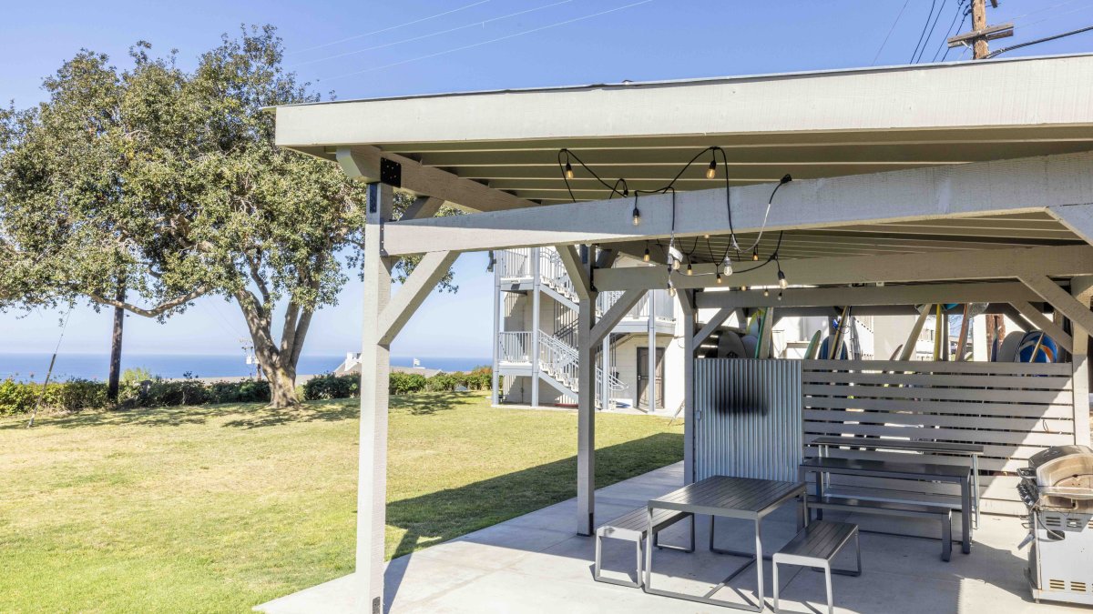 Outdoor space in Klassen Hall. 