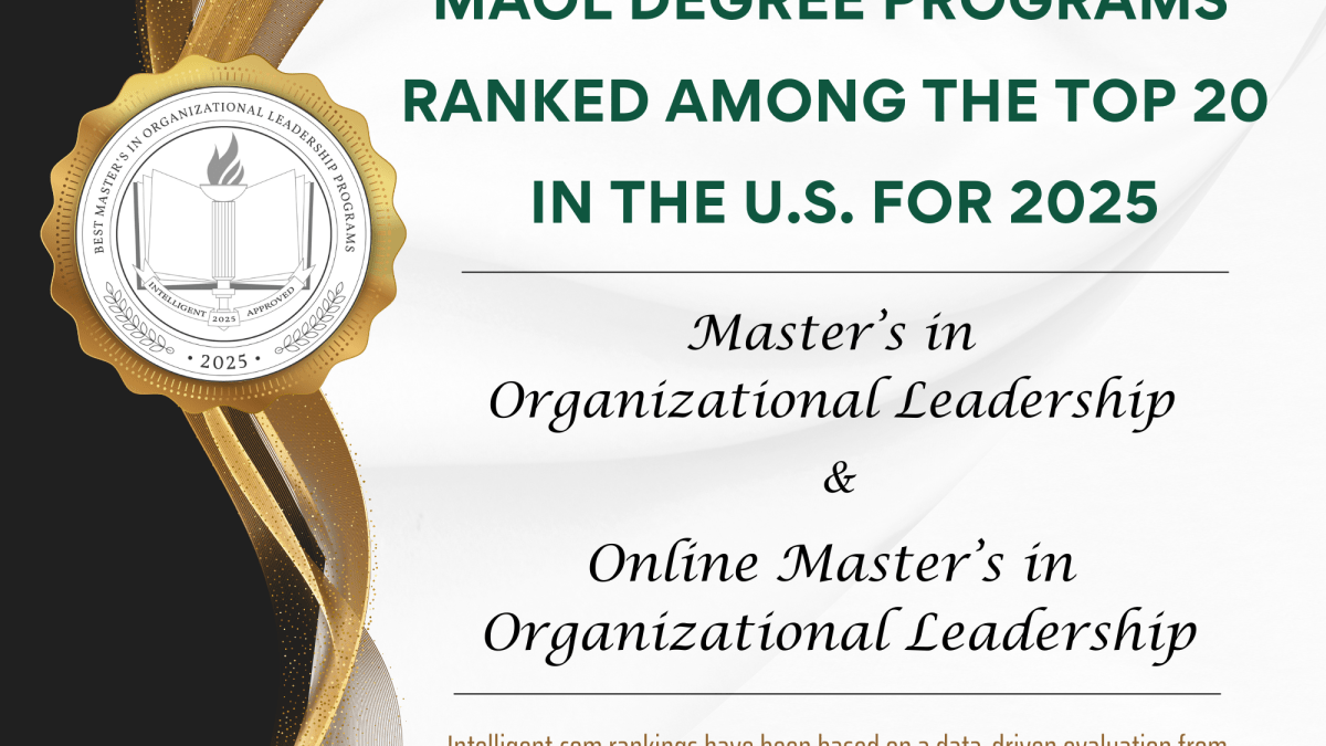 PLNU FSB MAOL PROGRAMS RANKED AMONG TOP 20 IN THE U.S. FOR 2025