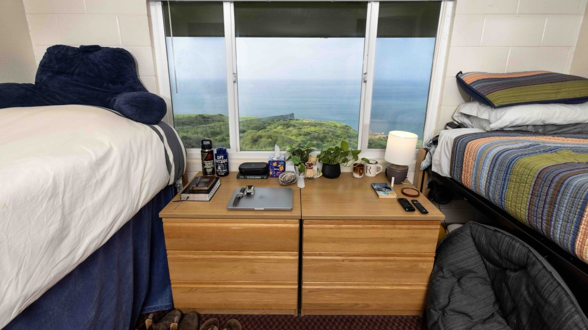 PLNU student's bedroom in Young Hall.