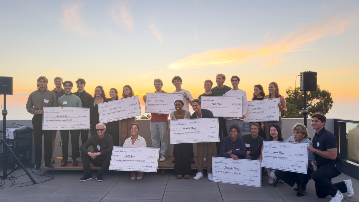 Photo of Student Team Winners at the Light Innovation Workshop & Pitch Competition