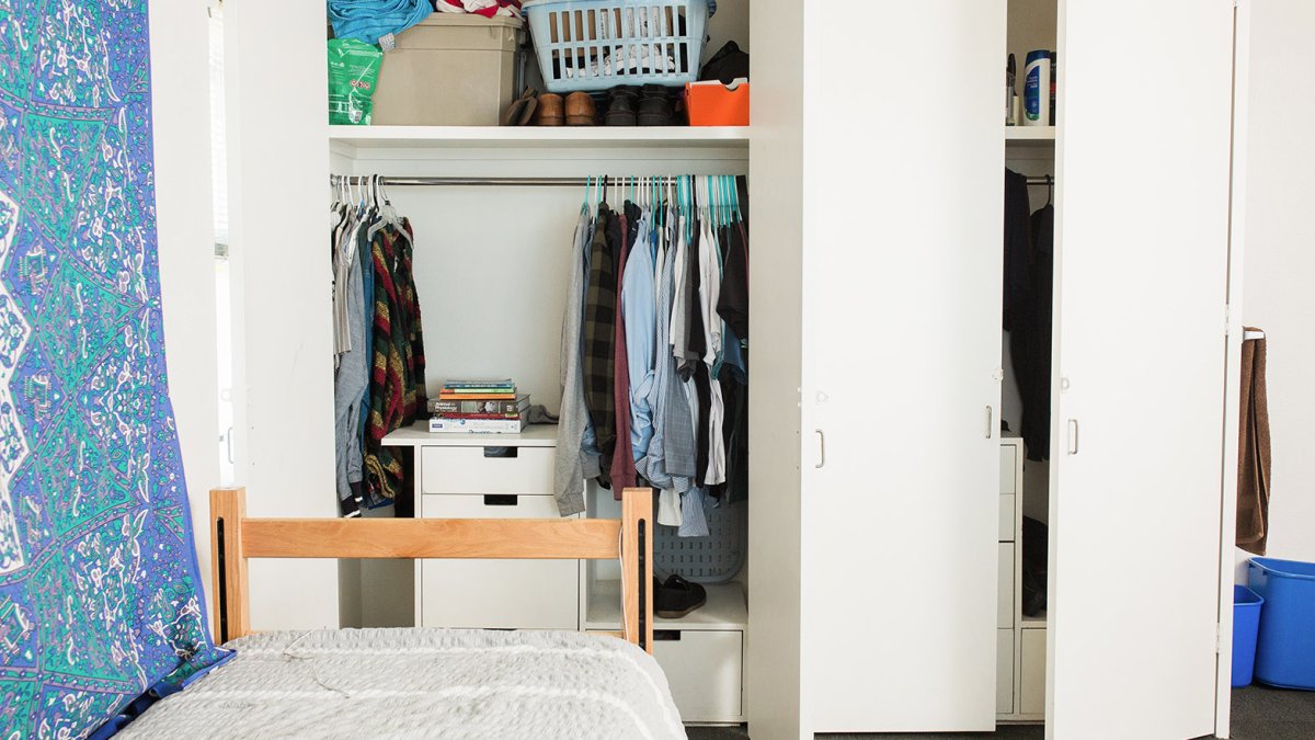 A spacious room for two in Wiley Hall.