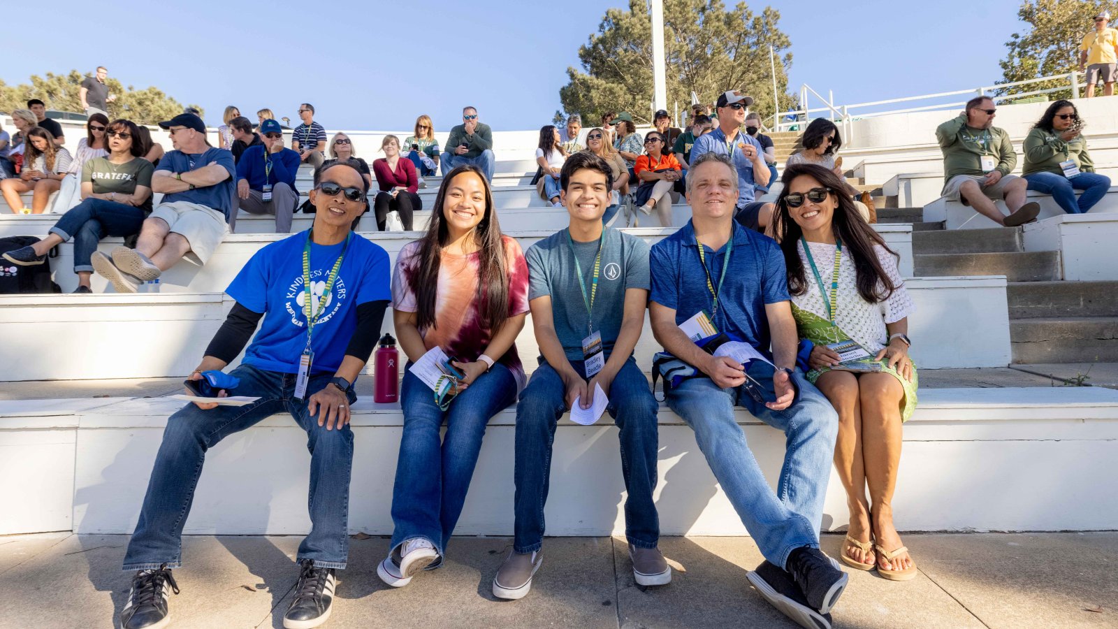 Welcome Week Family at the greek