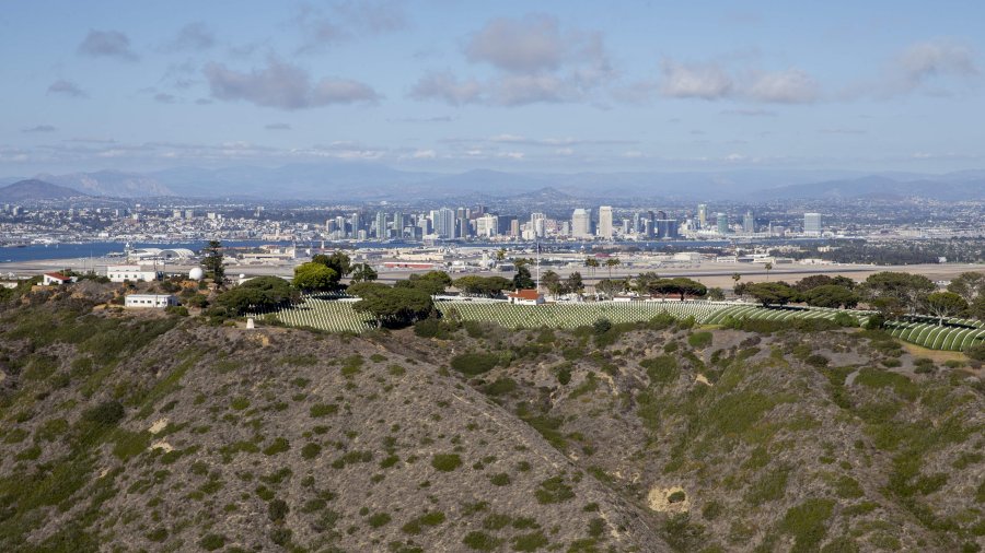 areal photo of san diego
