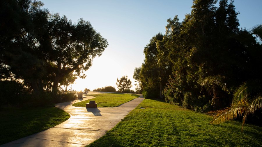 McCollough Park at sunset