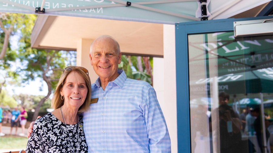 President Brower and his wife Linda