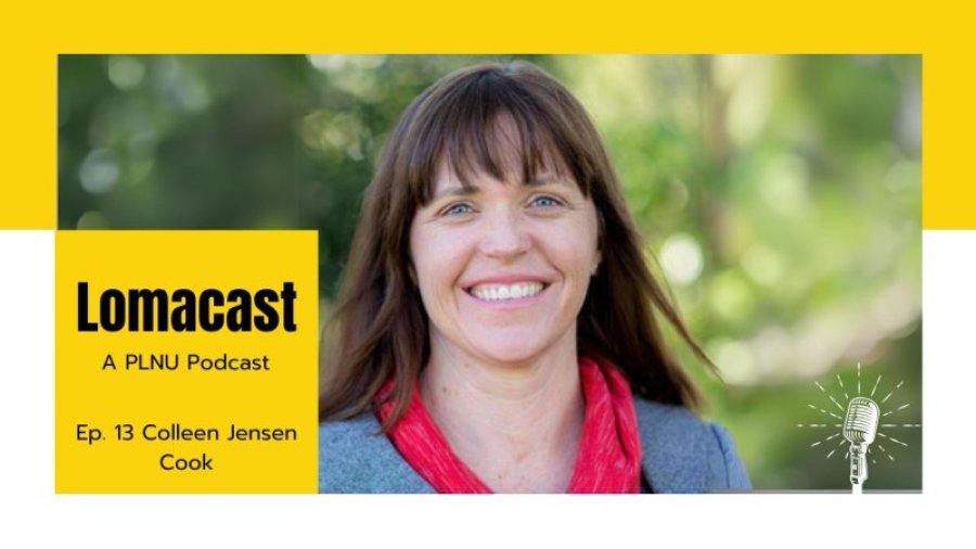 Lomacast Podcast frame portrait of Colleen Jensen Cook for episode 13.