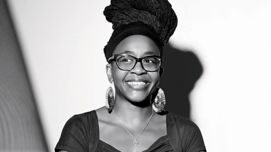 Nnedi Okorafor black and white headshot