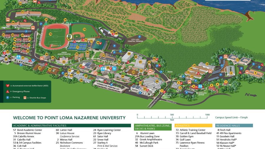 Thumbnail of the Campus map for PLNU