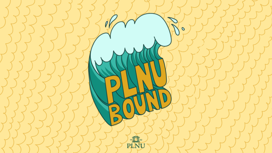PLNU Bound Desktop Wallpaper with a Wave