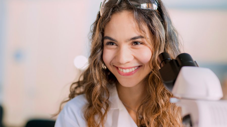 Female Science Student