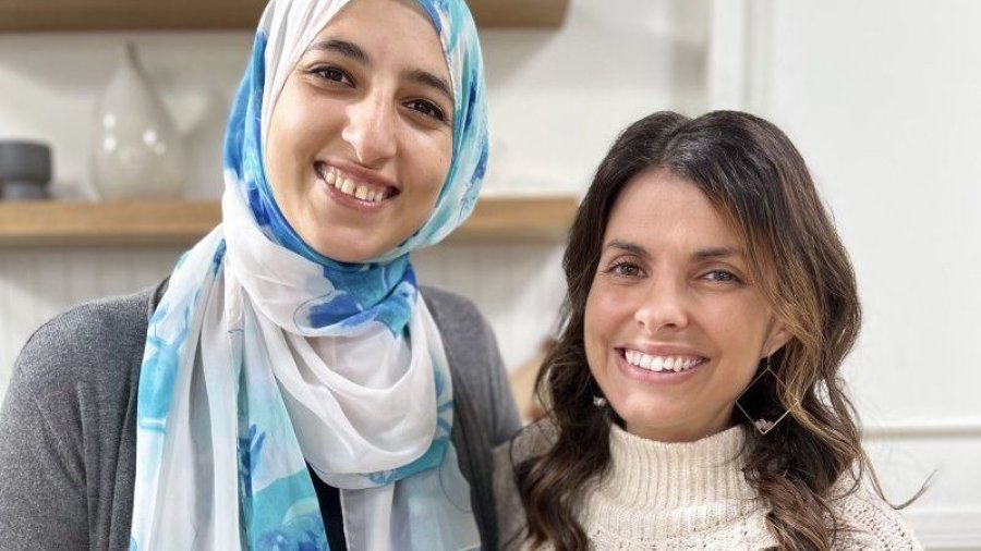 Tasnim and PLNU professor Jessica Matthews