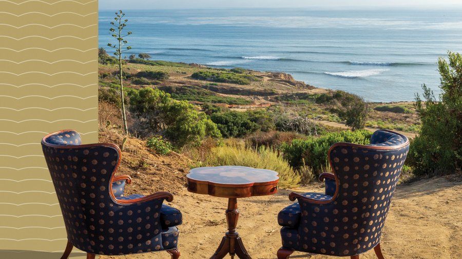 Writer's Symposium chairs on ocean