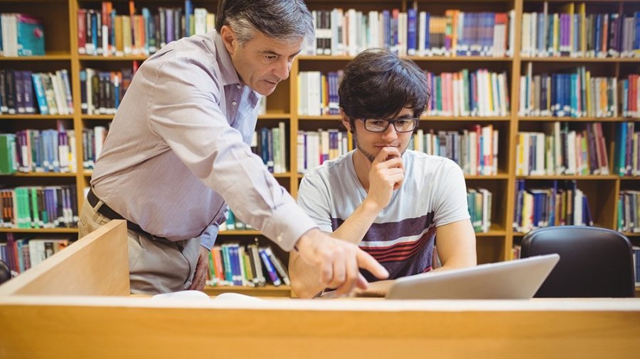 Student and teacher