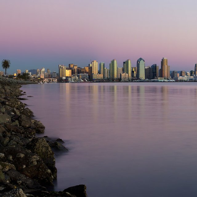 San Diego Skyline at Dusk