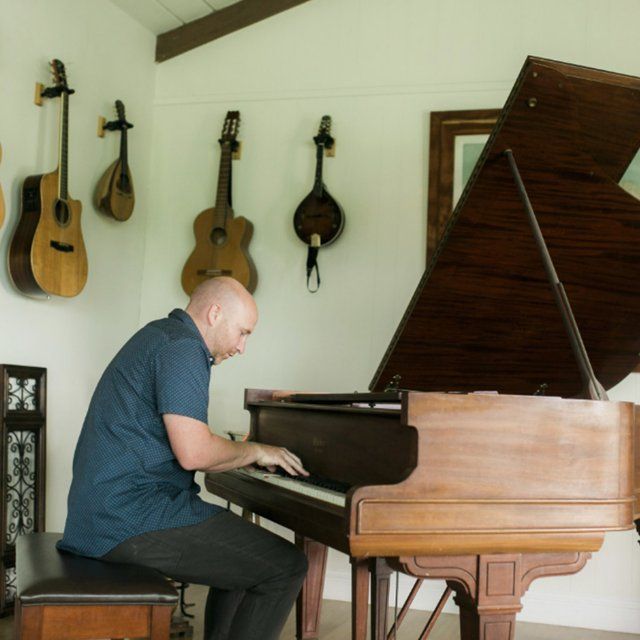 George Williamson Playing the Piano