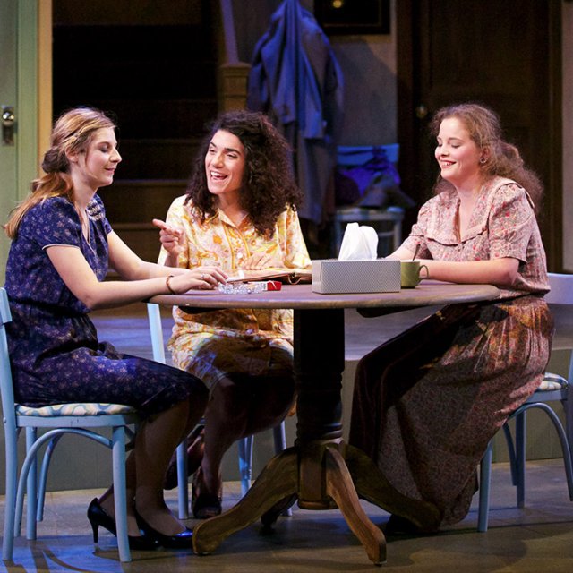 Student perform a scene from the play Crimes of the Heart