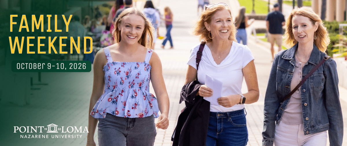 Family Weekend 2026 Banner