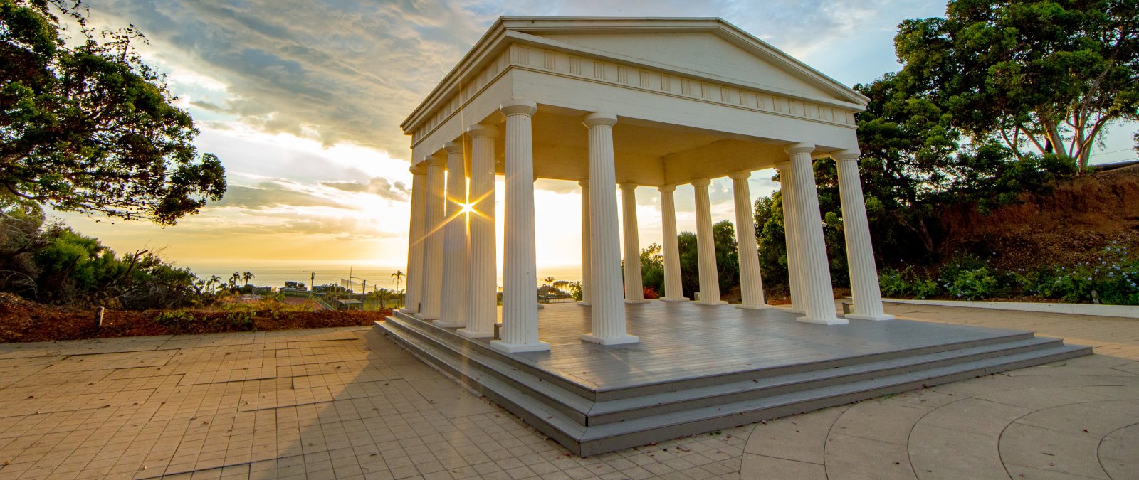 Greek Amphitheater Sunset