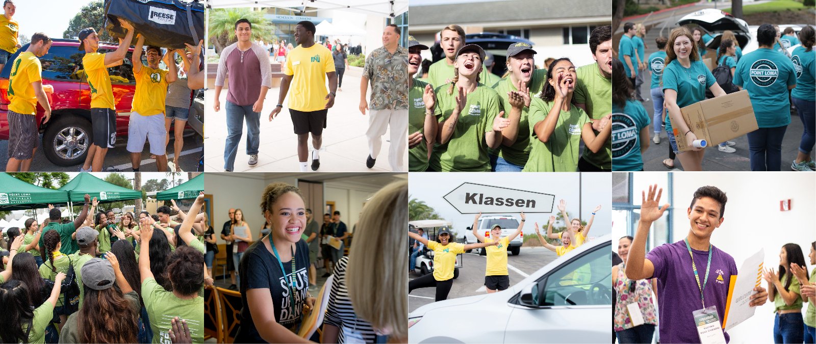 Collage of experiences during NSO