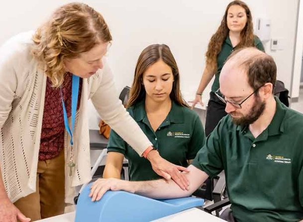 MSOT students learn in their classroom