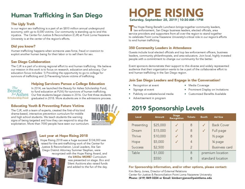Hope Rising Sponsorship Page 2