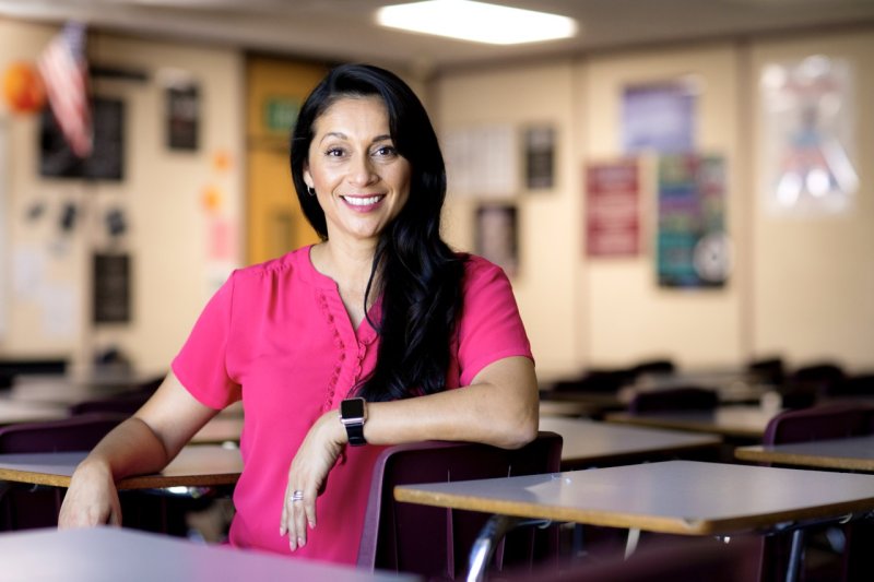 School of Education student in a classroom