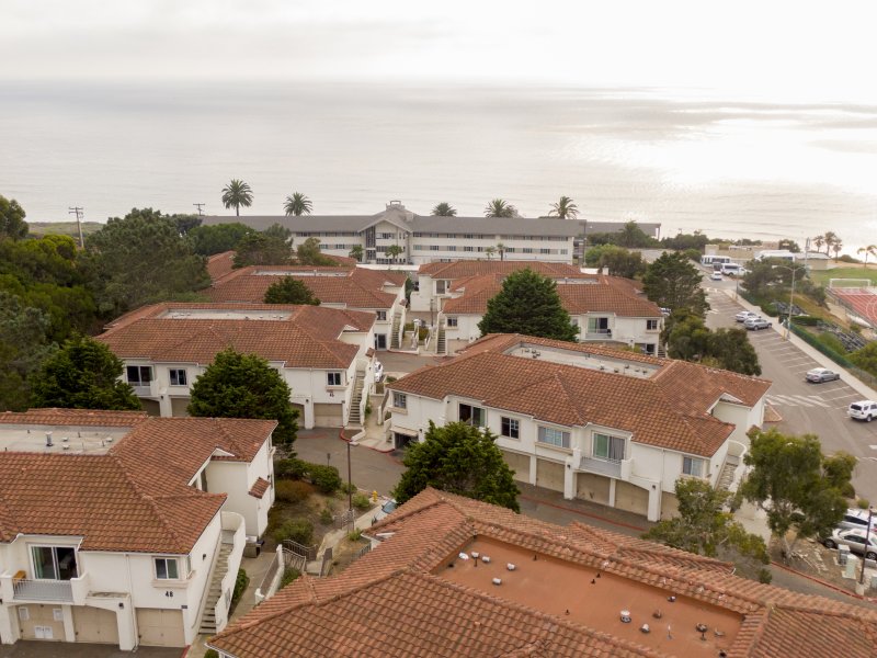 View of the Pacific Ocean from the PLNU flex apartments