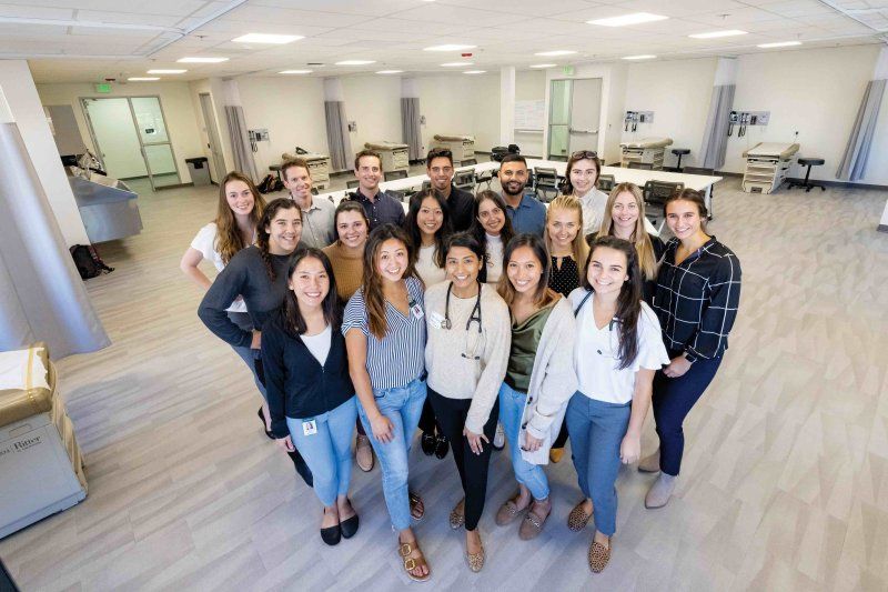PLNU's class of PA students smile for a photo