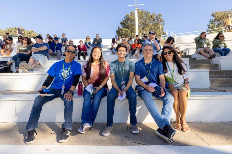 Welcome Week Family at the greek