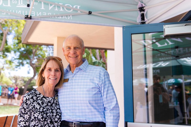 President Brower and his wife Linda