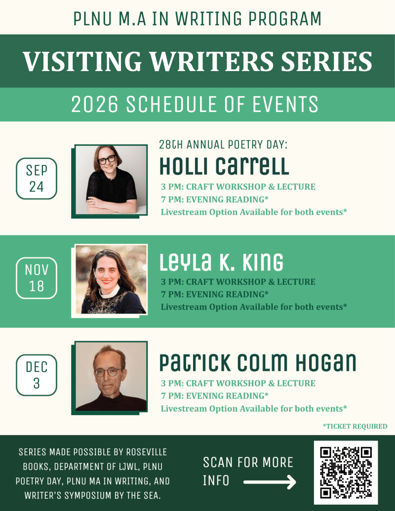 Visiting Writers Series Flyer