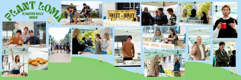 Images of students from PLNU earth day 2024