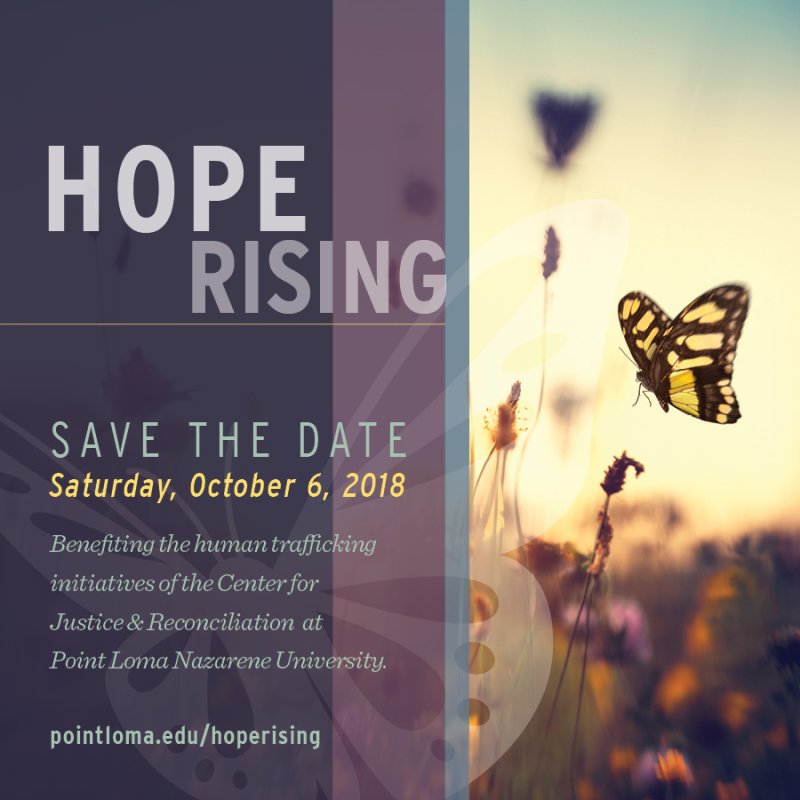 Hope Rising Save the Date October 6, 2018