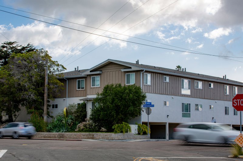Street view of Colony Apartments