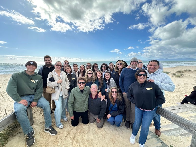 Portugal Study Abroad Group Shot on The Beach